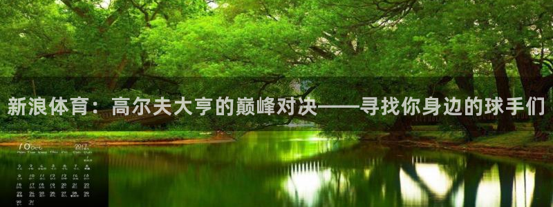 新浪体育：高尔夫大亨的巅峰对决——寻找你身边的球手们